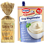 bb Combo Dr.Oetker FunFoods Veg Mayonnaise De'lite 750 g + fresho! Sandwich 400 g Combo (2 Items)