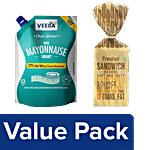 bb Combo Veeba Chef's Special Veg Mayonnaise Smart, 750 g + Fresho Sandwich Bread, 400 g Combo 2 Items