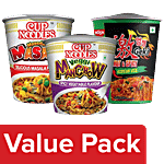 Nissin Mazedaar Masala Instant + Geki Hot & Spicy Korean Ramen + Veggi Manchow,each 70g Combo 3 Items