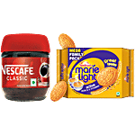 bb Combo Nescafe Classic Coffee Powder, 180g + Sunfeast Marie Light Active Biscuits 956g Combo 2 Items