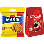 bb Combo Nescafe Instant Coffee Powder 200 g+Parle Marie Biscuits 800 g Combo (2 Items)