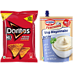 bb Combo Dr.Oetker Veg Mayonnaise De'lite750g+Doritos Nacho Cheese Flavour Nacho Chips60g Combo (2 Items)