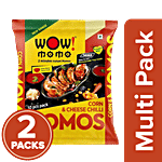 Wow! Momo Corn & Cheese Chilli Momos 2 x 10 pcs Multipack