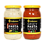 Habanero Creamy Pasta Sauce 350 g + Spicy Pasta Sauce 350 g Combo Bottle
