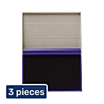 Faber castell Stamp Pad - Medium, Violet, 110 mm x 69 mm 3 x 1 pc Multipack
