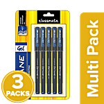 Classmate Octane Gel Pen - Blue, Blister Pack 3X5 pcs Multipack