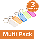 Se7en Office Key Chain - With Writing Paper Slip Inside, Assorted 3 x 10 pcs Multipack