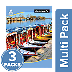 Classmate Single Line With Interleaf 172 Pages Soft Bound King Size Notebook 3x1 pc (Multipack)