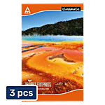 Classmate Notebook - Ruled, Single Line, 330 mm x 210 mm, Long, 160 Pages 3 x 1 pc Multipack