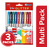 BIC Cello Geltech Fun Glitter - Assorted 3 x 10 pcs Multipack