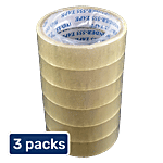 Wonder Tape - Transparent, 5K, 3 cm x 30 m 3 X 6 pcs Multipack