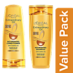 L'Oreal Paris Extraordinary Oil Nourishing Shampoo 340 ml + Conditioner 180 ml Combo 2 items