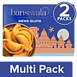 Bansiwala Mewa Gujiya - Traditional Indian Sweet 2 x 200 g Multipack