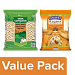 bb Combo Daawat Rozana Super Basmati Rice, 1 kg + Tata Sampann Kabuli Chana, 500 g Combo (2 Items)