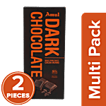 Amul Dark Chocolate 2 x 150 g Multipack
