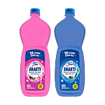 Lizol Shakti Disinfectant Floor Cleaner Aqua Fresh + Rose Fresh 900ml each Combo (2 items)