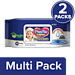 Mamypoko Extra Clean Wipes - Anti-Bacterial & Fragrant 2x72 pcs Multipack