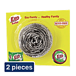Exo Safai Steel Scrubber - Rust Free 2 x 12 g Multipack