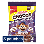 Kellogg's Chocos - Moons & Stars, With Whole Grain, Source Of Fibre, High In Calcium 3 x 23 g Multipack