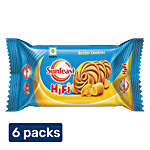 Sunfeast Hifi Cookies - Biscuits - Butter 6 x 35 g Multipack