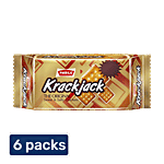 Parle Krackjack Sweet & Salty Cracker Biscuits 6  x (22.05 + 6.30 g) (Multipack)