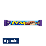 Cadbury Perk Chocolate Coated Wafer Bar 6x10.3 g (Multipack)