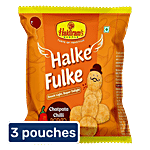 Haldiram's Halke Fulke - Chatpat Chilli Potato Chips, Crunchy & Spicy 3 x 35 g Multipack