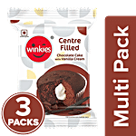 Winkies Centre Filled Cake - Chocolate with Vanilla Cream 3 x 30 g Multipack