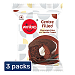 Winkies Centre Filled Cake - Chocolate with Vanilla Cream 3 x 30 g Multipack