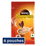 Nescafe  Sunrise Instant Coffee Powder - Chicory Mix 6x3.8 g Pouch (Multipack)