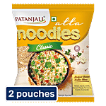 Patanjali Atta Noodles - Classic 2 x 60 g Multipack