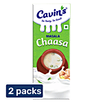 Cavins Masala Chaasa - With Zinc, Vitamin A & D Added, Supports Immunity 2 x 180 ml Multipack