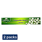 Shubhkart Nirmal Sugandhi Mogra Agarbatti Sticks 2 x 18 g Multipack