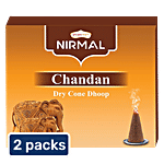 Shubhkart Nirmal - Dry Cone Dhoop, Chandan 2 x 10 pcs Multipack