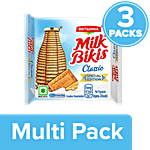 Britannia Milk Bikis Classic Biscuit - Zero Trans Fat 3 x 57.5 g Multipack