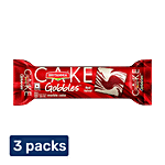 Britannia Gobbles Marble Cake - Red Velvet, Soft & Spongy 3 x 30 g Multipack