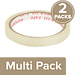 Se7en Tape - 30 m, Transparent, Strong Adhesive For Art & Craft Projects 2 x 1 pc Multipack