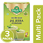 Dhani Pure Jal Jeera Powder - Natural, No Artificial Colours & Preservatives 3 x 10 g Multipack