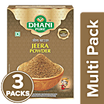 Dhani Pure Jeera Powder - Natural, No Artificial Colours & Preservatives 3 x 5 g Multipack