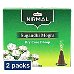 Shubhkart Nirmal Sugandhi Mogra Dry Cone Dhoop 2 x 10 pcs Multipack