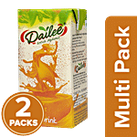DAILEE Mango Drink With Fruit Pulp, Enrich Alphonso 2 x 160 ml Multipack
