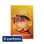 Hello Tempayy Thai Chilli Tempayy Thins - Heat & Eat 3x150 g (Multipack)