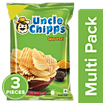 Uncle chipps Spicy Treat Potato Chips 3 x 80 g Multipack
