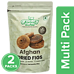 Grocery Farm Afghan Dried Figs - Premium & Hand Picked, Natural 2 X 200 g Multipack