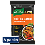 Knorr K-Pot Korean Ramen Spicy Jjajangmyeon Instant Noodles With Veggies 6x98 g (Multipack)