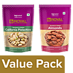bb Royal Roasted Salted Almond & California Pistachios Combo, 200 g each 2 X 200 g Combo