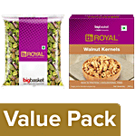 bb Royal Pista Kernel Plain + Walnut Kernels Chile, 2 x 200 g Each Combo