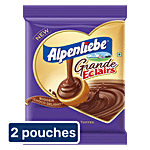 Alpenliebe Grande Eclairs Caramel Choco Chewy Toffee 2x120 g (Multipack)