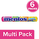 Mentos Chewy Dragees - Rainbow Assorted Flavour 6 x 36.4 g Multipack