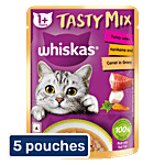 Whiskas Tasty Mix Adult (1+ year) Wet Cat Food 5x70 g (Multipack)